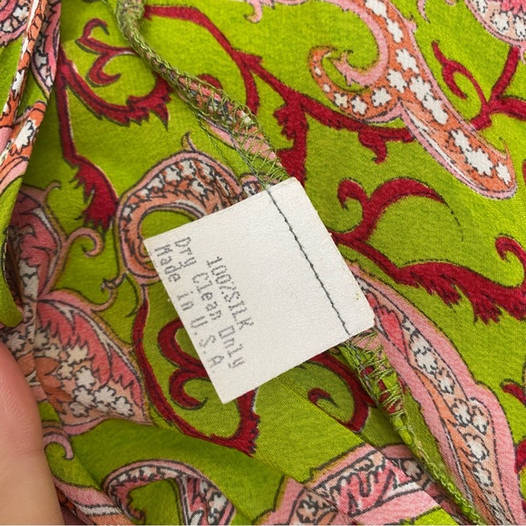 Tova-Celine Silk Paisley Midi Dress - Picture 5 of 7